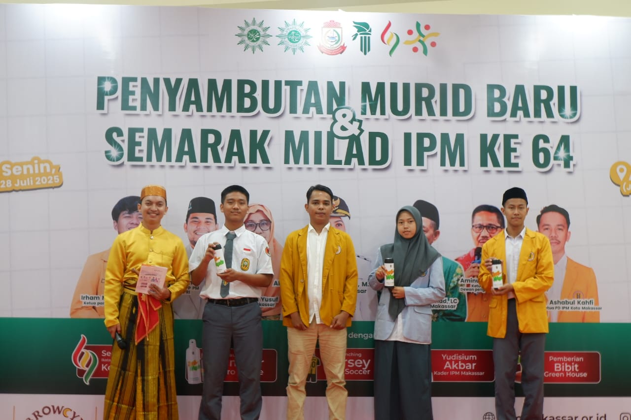 Bidang Lingkungan Hidup PD IPM Makassar Launching Tumbler #ZeroWaste Hadirkan Solusi Praktis Kurangi Sampah Plastik